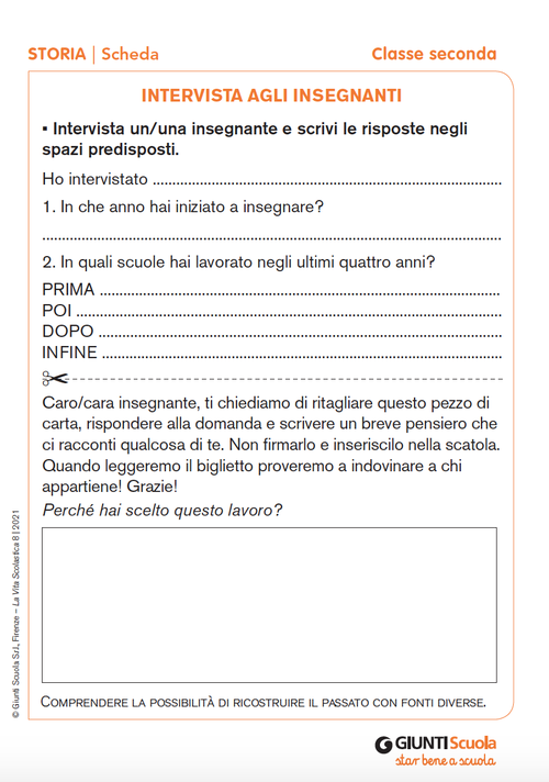 Intervista agli insegnanti | Giunti Scuola Intervista agli insegnanti | Giunti Scuola