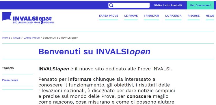 Invalsi, online il nuovo sito web | Giunti Scuola Invalsi, online il nuovo sito web | Giunti Scuola