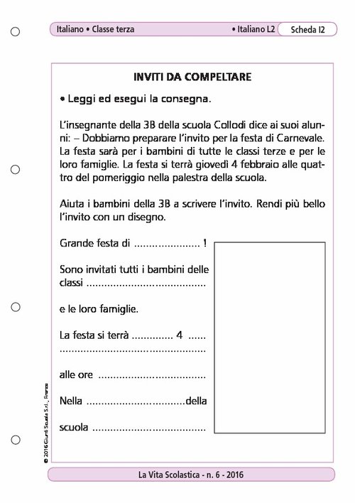 Inviti da completare | Giunti Scuola Inviti da completare | Giunti Scuola