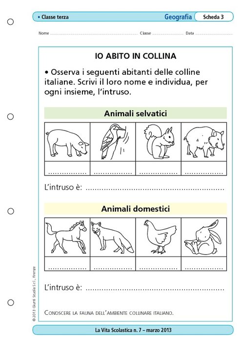 Io abito in collina | Giunti Scuola Io abito in collina | Giunti Scuola