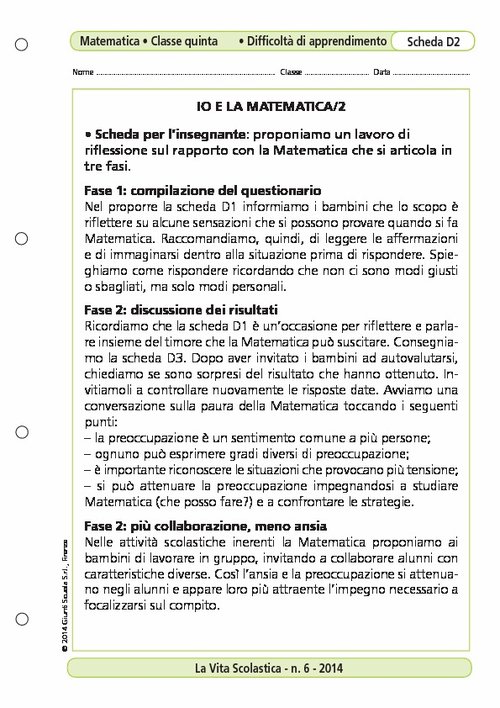 Io e la Matematica/2 | Giunti Scuola