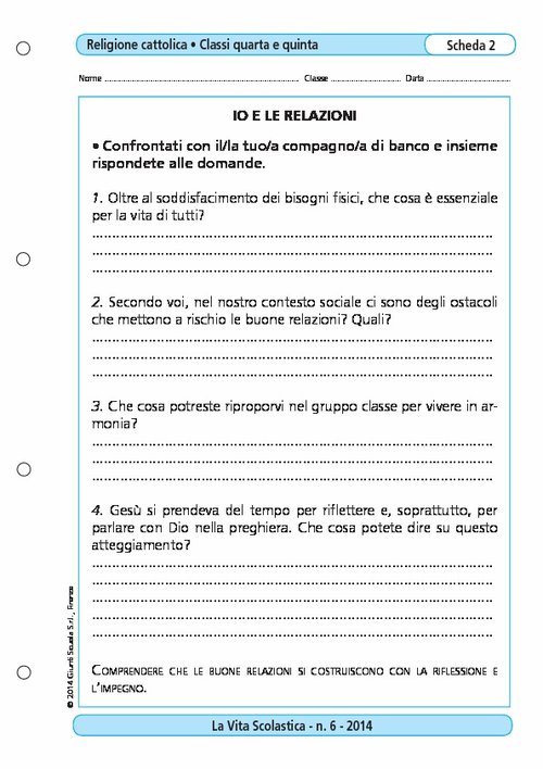 Io e le relazioni | Giunti Scuola Io e le relazioni | Giunti Scuola