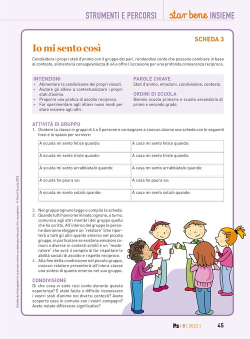 Io mi sento così | Giunti Scuola