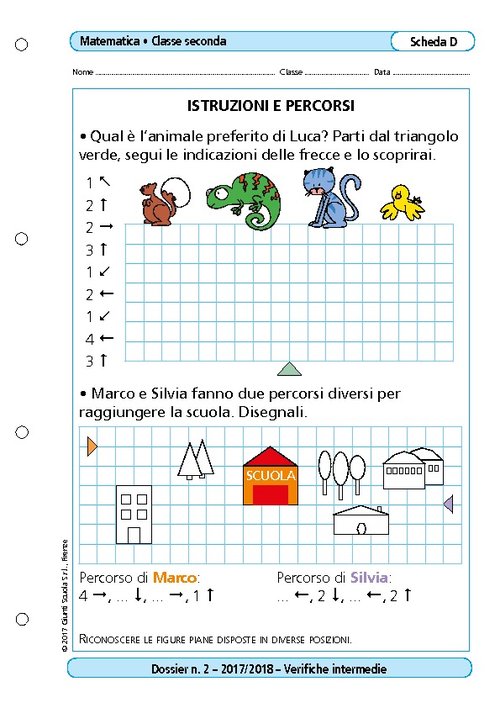 Istruzioni e percorsi | Giunti Scuola Istruzioni e percorsi | Giunti Scuola