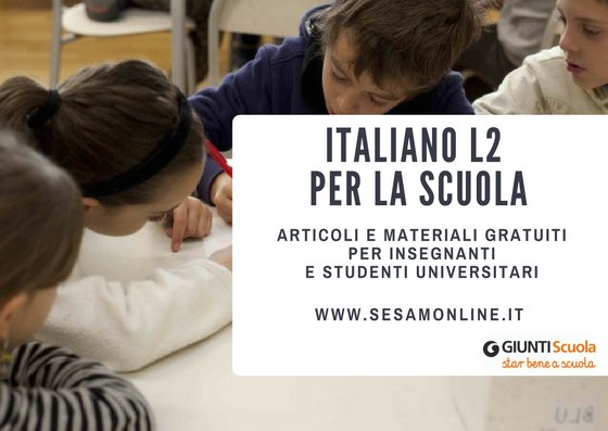 Italiano L2 per la scuola | Giunti Scuola