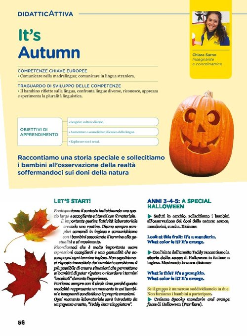 It's autumn | Giunti Scuola It's autumn | Giunti Scuola