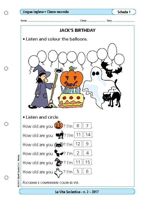 Jack's birthday | Giunti Scuola Jack's birthday | Giunti Scuola
