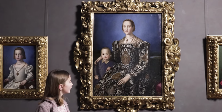 La bambina, l’arte, le grandi donne degli Uffizi: “Volere è potere” | Giunti Scuola