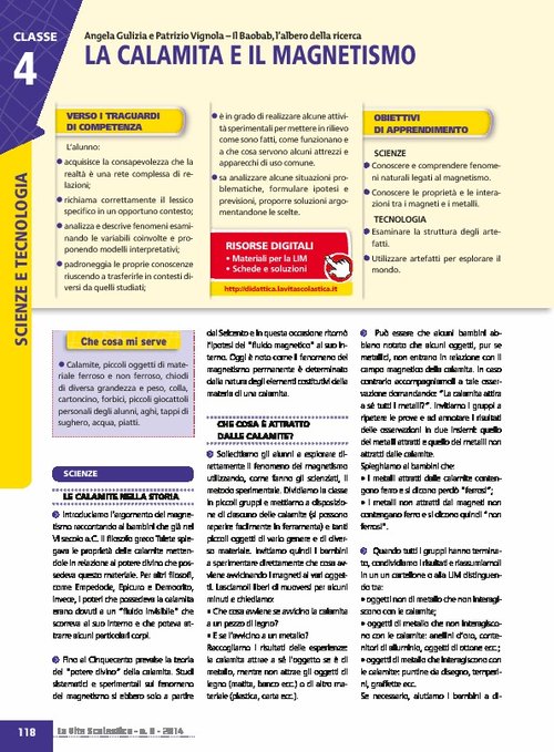 La calamita e il magnetismo | Giunti Scuola La calamita e il magnetismo | Giunti Scuola