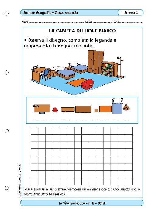 La camera di Luca e Marco | Giunti Scuola La camera di Luca e Marco | Giunti Scuola