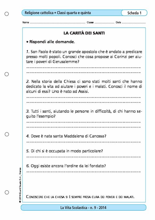 La carità dei santi | Giunti Scuola La carità dei santi | Giunti Scuola