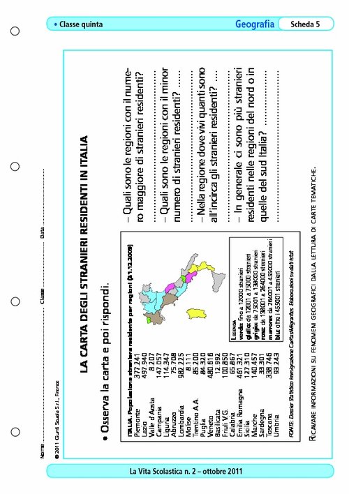 La carta degli stranieri residenti in Italia | Giunti Scuola La carta degli stranieri residenti in Italia | Giunti Scuola