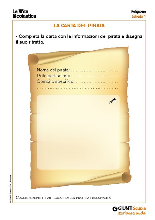 La carta del pirata | Giunti Scuola La carta del pirata | Giunti Scuola