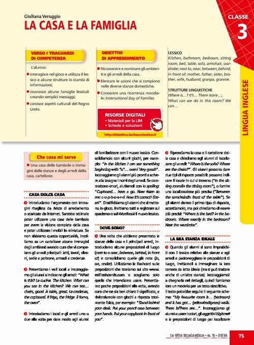 La casa e la famiglia | Giunti Scuola