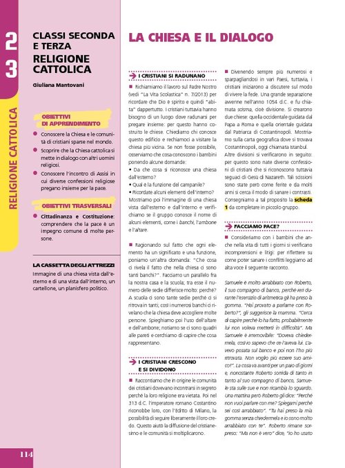 La Chiesa e il dialogo | Giunti Scuola La Chiesa e il dialogo | Giunti Scuola