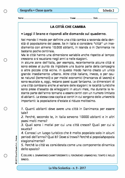 La città che cambia | Giunti Scuola La città che cambia | Giunti Scuola