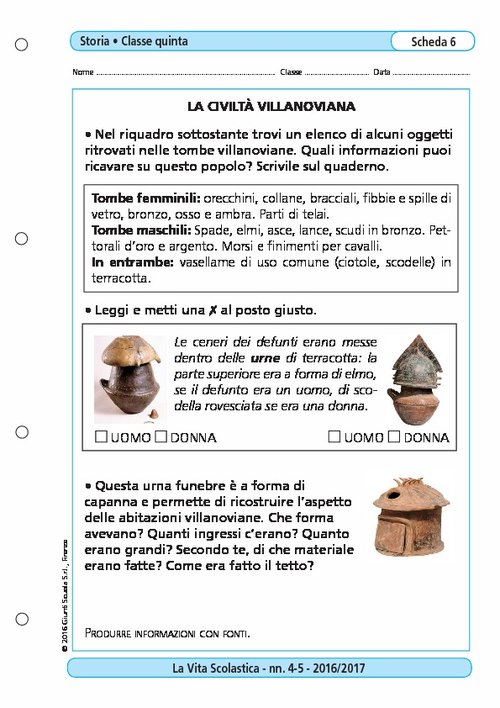 La civiltà villanoviana | Giunti Scuola La civiltà villanoviana | Giunti Scuola