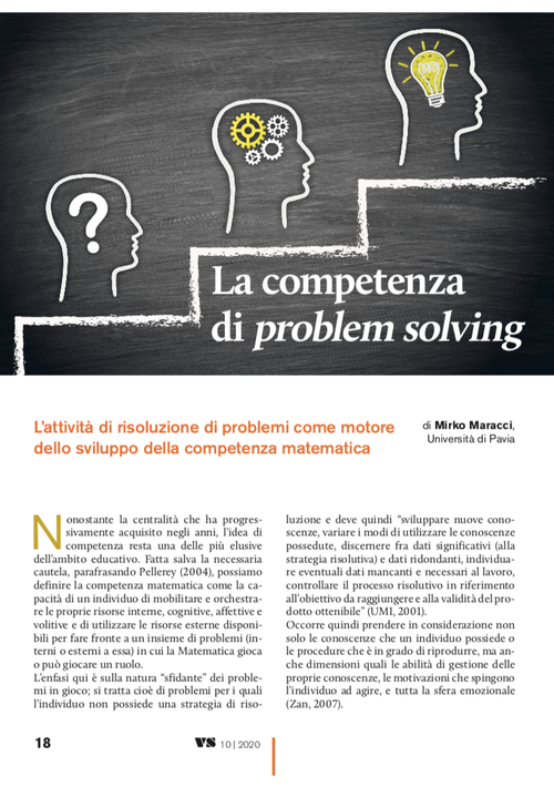 La competenza di problem solving | Giunti Scuola La competenza di problem solving | Giunti Scuola