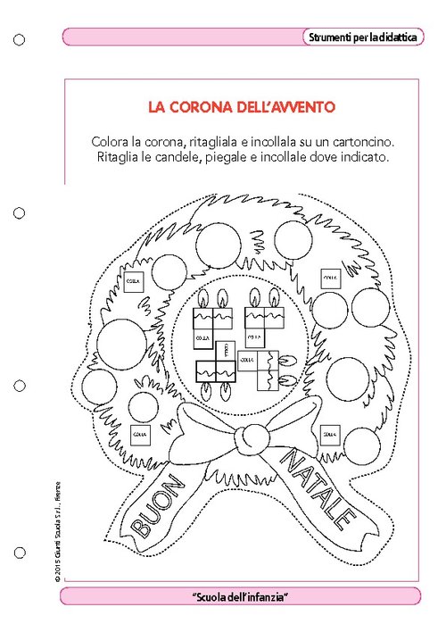 La corona dell'Avvento | Giunti Scuola La corona dell'Avvento | Giunti Scuola