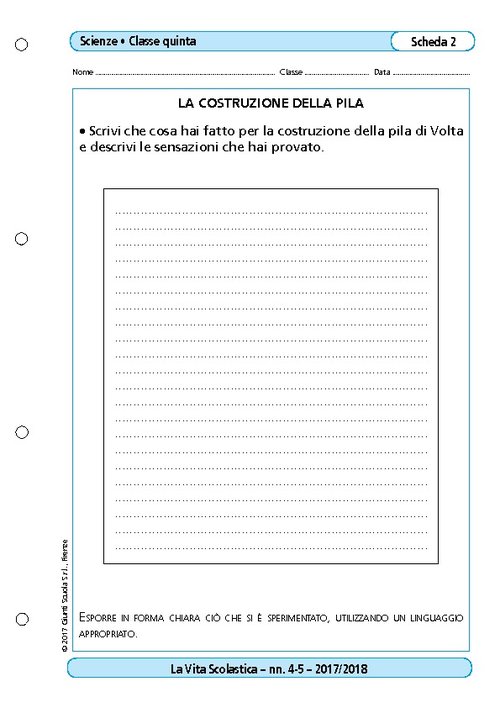 La costruzione della pila | Giunti Scuola La costruzione della pila | Giunti Scuola