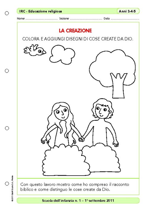 La Creazione | Giunti Scuola La Creazione | Giunti Scuola