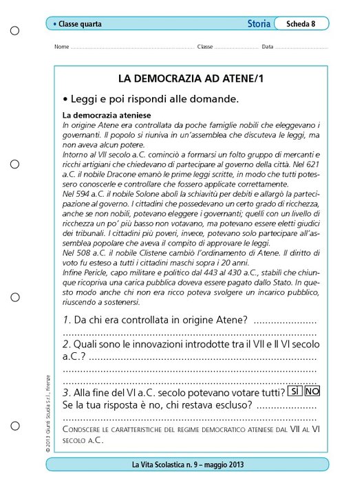 La democrazia ad Atene/1 | Giunti Scuola La democrazia ad Atene/1 | Giunti Scuola