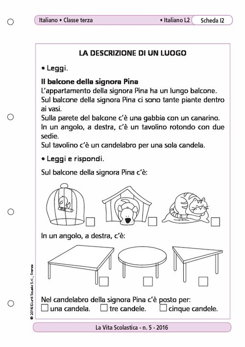 La descrizione di un luogo | Giunti Scuola La descrizione di un luogo | Giunti Scuola