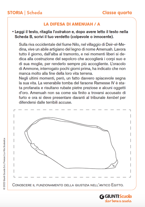 La difesa di Amenuah A/B | Giunti Scuola