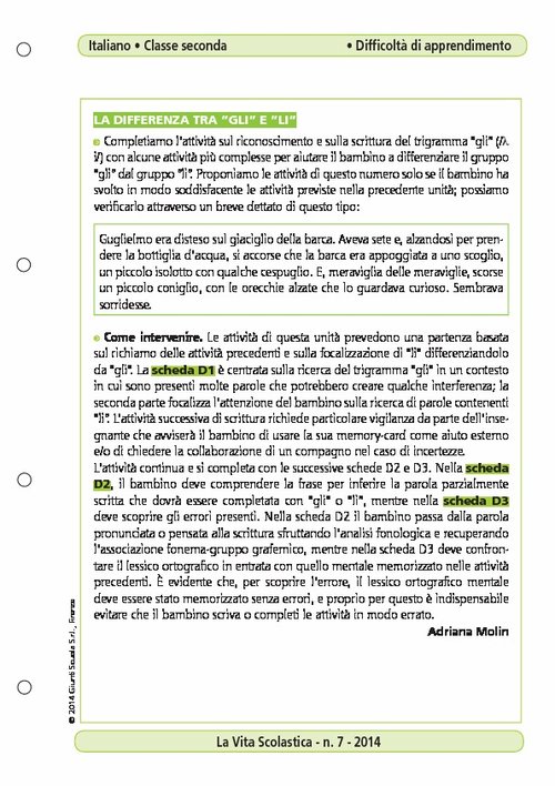 La differenza tra "GLI" e "LI" | Giunti Scuola La differenza tra "GLI" e "LI" | Giunti Scuola