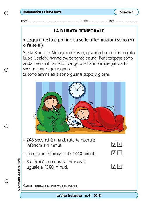 La durata temporale | Giunti Scuola La durata temporale | Giunti Scuola