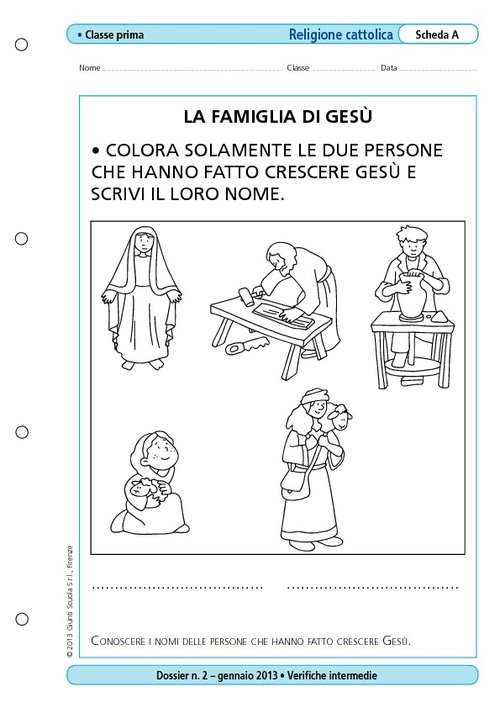 La famiglia di Gesù | Giunti Scuola La famiglia di Gesù | Giunti Scuola