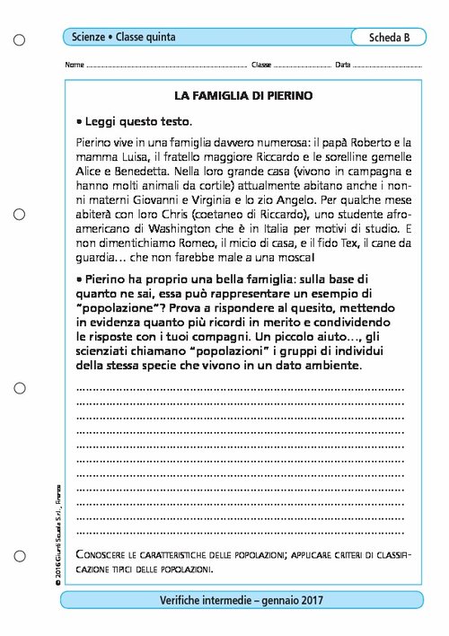 La famiglia di Pierino | Giunti Scuola La famiglia di Pierino | Giunti Scuola