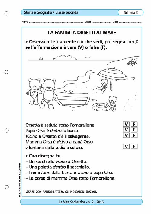 La famiglia orsetti al mare | Giunti Scuola