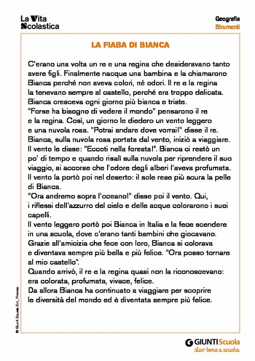 La fiaba di Bianca | Giunti Scuola La fiaba di Bianca | Giunti Scuola