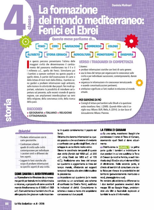 La formazione del mondo mediterraneo: Fenici ed Ebrei | Giunti Scuola La formazione del mondo mediterraneo: Fenici ed Ebrei | Giunti Scuola