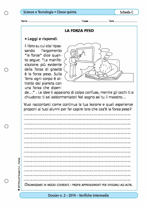La forza peso | Giunti Scuola La forza peso | Giunti Scuola