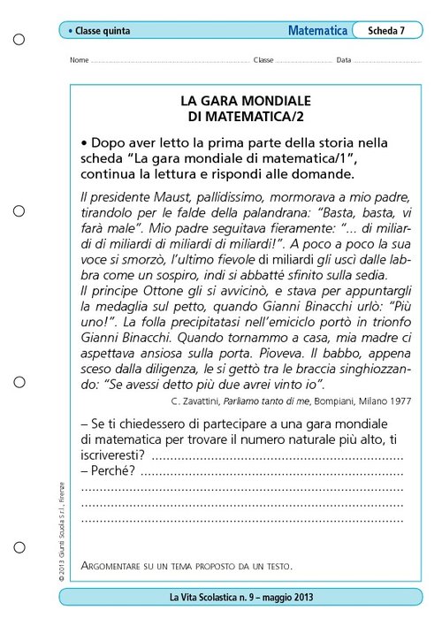 La gara mondiale di matematica/2 | Giunti Scuola La gara mondiale di matematica/2 | Giunti Scuola