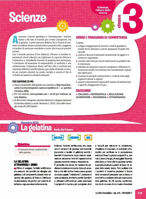 La gelatina - Un orto a scuola | Giunti Scuola La gelatina - Un orto a scuola | Giunti Scuola