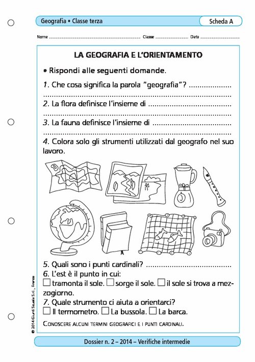 La geografia e l'orientamento | Giunti Scuola La geografia e l'orientamento | Giunti Scuola