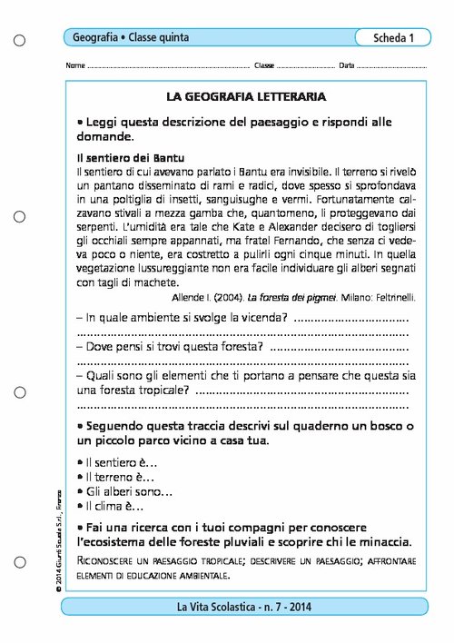 La geografia letteraria | Giunti Scuola La geografia letteraria | Giunti Scuola