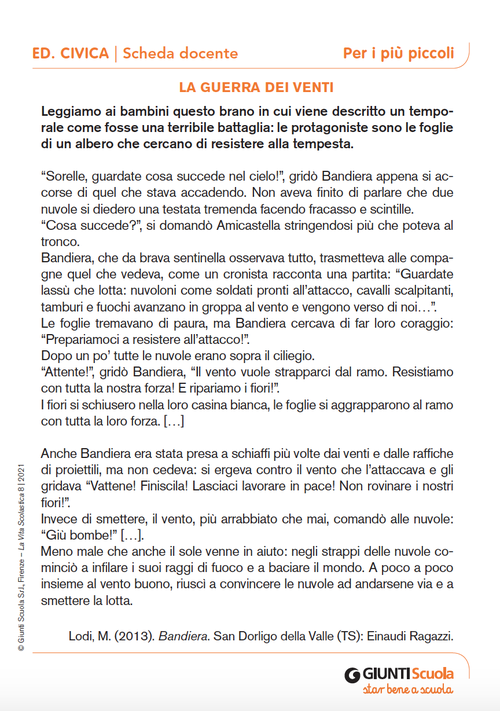 La guerra dei venti | Giunti Scuola La guerra dei venti | Giunti Scuola