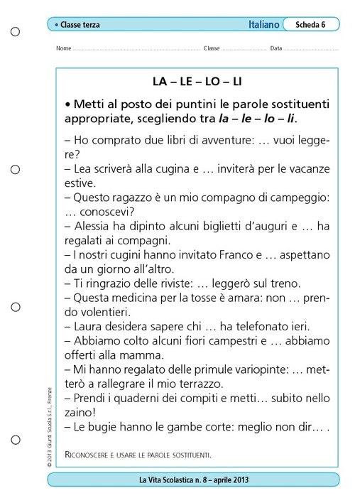 LA - LE - LI - LO -LI | Giunti Scuola LA - LE - LI - LO -LI | Giunti Scuola