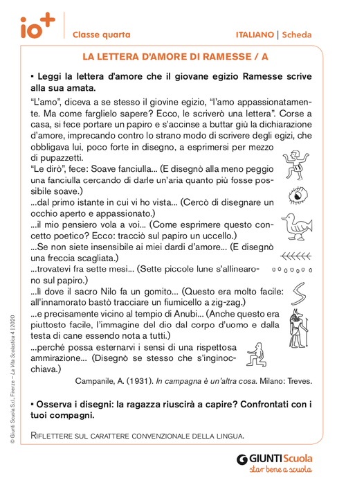 La lettera d'amore di Ramesse/A | Giunti Scuola La lettera d'amore di Ramesse/A | Giunti Scuola