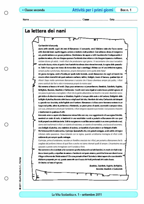 La lettera dei nani | Giunti Scuola La lettera dei nani | Giunti Scuola