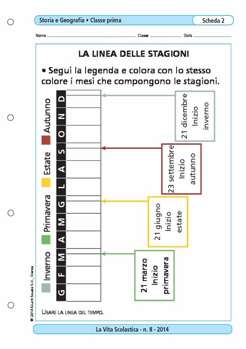 La linea delle stagioni | Giunti Scuola La linea delle stagioni | Giunti Scuola