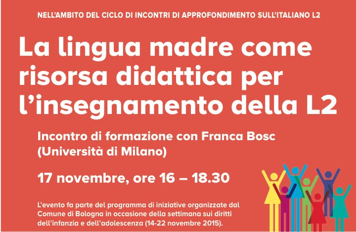 La lingua madre come risorsa didattica per l’insegnamento della L2: un incontro di formazione a Bologna il 17 novembre | Giunti Scuola