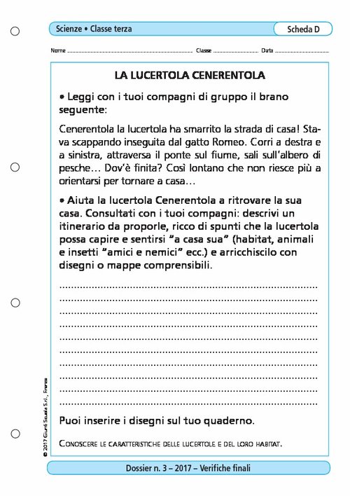 La lucertola Cenerentola | Giunti Scuola La lucertola Cenerentola | Giunti Scuola