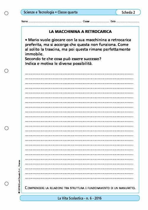 La macchina a retrocarica | Giunti Scuola La macchina a retrocarica | Giunti Scuola