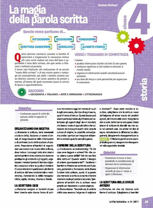 La magia della parola scritta | Giunti Scuola La magia della parola scritta | Giunti Scuola
