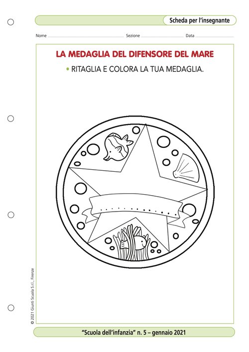 La medaglia del difensore del mare | Giunti Scuola La medaglia del difensore del mare | Giunti Scuola